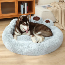 Plush Pet Dog Bed - Soft Cushion Mat for Small and Large Dogs, Cozy Basket Sofa for Cats and Puppies, Warm Blanket and Accessories.