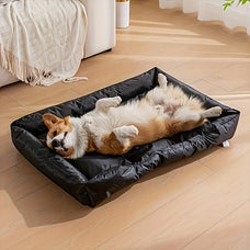 Fluffy Dog Kennel Bed - Medium and Large Basket Sofa with Cushions for Small Dogs, Puppies, and Cats, Pet Supplies and Accessories.