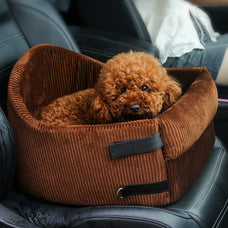 Dog Car Seat Bed - Cozy Basket Chair for Small and Large Dogs, Kennel Mat with Cushion, Puppy Travel Accessories and Bedding Supplies.