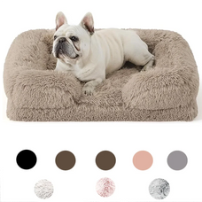 Warm Winter Dog Bed - Cozy Sofa for Puppies and Cats, Large and Medium Pet Supplies, Soft Kennel Mat for Home Use