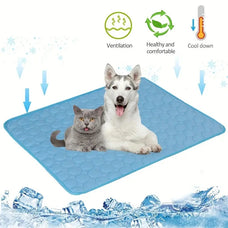 Dog Cooling Mat - Extra Large Summer Cold Bed for Small and Big Dogs, Durable Ice Pad Blanket for Pets and Cats, Sofa Accessories.