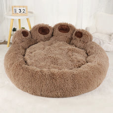 Plush Pet Dog Bed - Soft Cushion Mat for Small and Large Dogs, Cozy Basket Sofa for Cats and Puppies, Warm Blanket and Accessories.