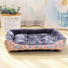 Plush Pet Dog Bed - Cozy Sofa Mat for Small, Medium, and Large Dogs, Soft Basket Cushion for Cats, Pet Supplies and Accessories.