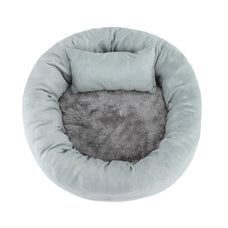 Fluffy Plush Pet Bed - Warm Washable Sofa for Small Dogs and Puppies, Medium Basket Kennel, Accessories and Products for Pets.