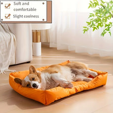 Fluffy Dog Kennel Bed - Medium and Large Basket Sofa with Cushions for Small Dogs, Puppies, and Cats, Pet Supplies and Accessories.