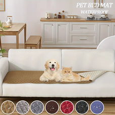 Fluffy Pet Bed Sofa - Cozy Cushion for Dogs and Cats, Medium and Large Sizes, Kennel Blanket and Accessories for Puppies