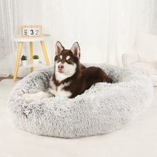 Plush Dog Bed - Soft Washable Cushion for Small and Large Dogs, Cozy Kennel Basket Sofa, Fluffy Pet Bedding and Accessories.