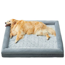 Dog Bed and Accessories - Cozy Cushion Sofa for Small and Large Dogs, Puppies, and Cats, Medium Kennel Basket Mat, Pet Supplies.